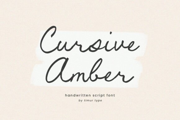 Download Cursive Amber - Cursive Collection